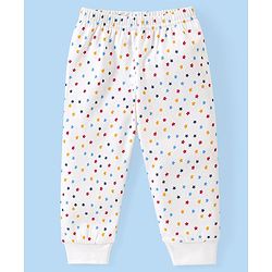 Babyhug Full Sleeves Vest Pullover & Bottom Thermal Wear Combo Star Print Pack Of 3 - Off White