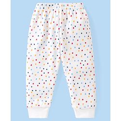 Babyhug Full Sleeves Vest Pullover & Bottom Thermal Wear Combo Star Print Pack Of 3 - Off White