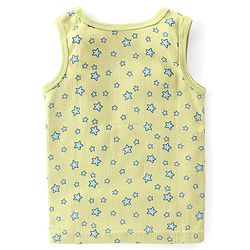 Babyhug Full Sleeve & Sleeveless Thermal Vests & Pant Set With Star Print - Green