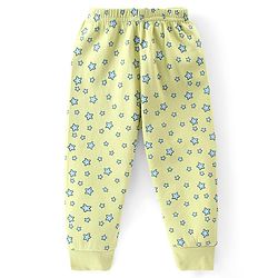 Babyhug Full Sleeve & Sleeveless Thermal Vests & Pant Set With Star Print - Green