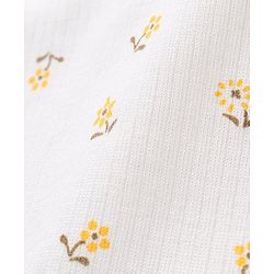 Babyhug Full Sleeves Vest Pullover & Bottom Thermal Wear Combo Floral Print Pack Of 3 - Off White