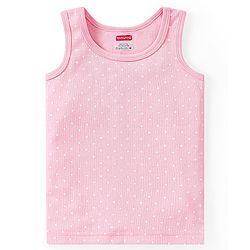 Babyhug Full Sleeves Thermal Vests & Pant Set with Polka Dots Print Pack Of 3 - Pink