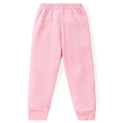 Babyhug Full Sleeves Thermal Vests & Pant Set with Polka Dots Print Pack Of 3 - Pink