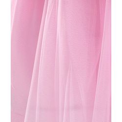 Babyhug Sleeveless Fit & Flared  Party Frock with Sequin Detailing & Floral Applique - Pink