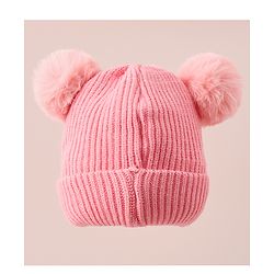 Babyhug Woollen Cap With Bunny Design - Blue