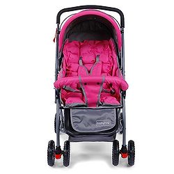 Babyhug Baby Stroller - Blush Pink