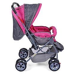 Babyhug Baby Stroller - Blush Pink