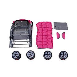 Babyhug Baby Stroller - Blush Pink