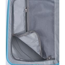 Babyhug Disney Frozen Hard Sided Kids Trolley Luggage Bag with Wheels Blue - 18 Inch