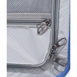 Babyhug Disney Frozen Hard Sided Kids Trolley Luggage Bag with Wheels Blue - 18 Inch