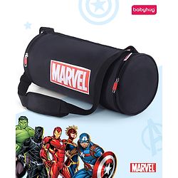 Babyhug Marvel Original Travel Bag - White| GYM Bag| Adjustable Shoulder Strap| Water Proof| Durable Zippers