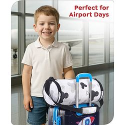 Babyhug Marvel Original Travel Bag - White| GYM Bag| Adjustable Shoulder Strap| Water Proof| Durable Zippers