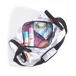 Babyhug Marvel Original Travel Bag - White| GYM Bag| Adjustable Shoulder Strap| Water Proof| Durable Zippers