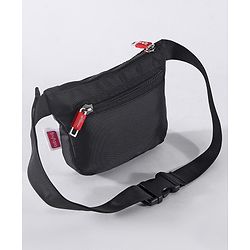 Babyhug Disney Spacious Waist Bag With Mickey Mouse Print - Black & White