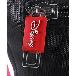 Babyhug Disney Spacious Waist Bag With Mickey Mouse Print - Black & White