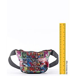 Babyhug Marvel Spacious Waist Bag With Avengers Print - Multicolour