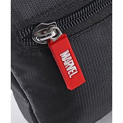 Babyhug Disney Spacious Waist Bag With Mickey Mouse Print - Black & White