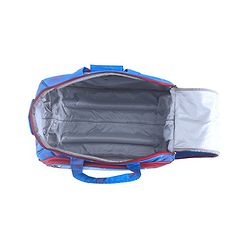 Babyhug Marvel Spider Man Kids Travel Duffel Trolley Bag - Blue| Stylsh & Practical| Durable Zippers| Smooth Wheels| Telescopic Trolley Handle| Adjustable Shoulder Strap