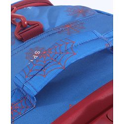 Babyhug Marvel Spider Man Kids Travel Duffel Trolley Bag - Blue| Stylsh & Practical| Durable Zippers| Smooth Wheels| Telescopic Trolley Handle| Adjustable Shoulder Strap
