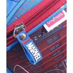 Babyhug Marvel Spider Man Kids Travel Duffel Trolley Bag - Blue| Stylsh & Practical| Durable Zippers| Smooth Wheels| Telescopic Trolley Handle| Adjustable Shoulder Strap