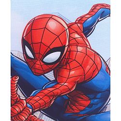 Babyhug Marvel Spider Man Kids Travel Duffel Trolley Bag - Blue| Stylsh & Practical| Durable Zippers| Smooth Wheels| Telescopic Trolley Handle| Adjustable Shoulder Strap