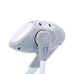 Babyhug Beryl Electronic Auto Swing Cradle with Remote Control - Blue| Pre-loaded Music| Off Timer| Removable Mosquito Net| Battery & DC Operation| Remote Control| Soft Mattress with Pillow| Safety Harness| 5 Swing Speed