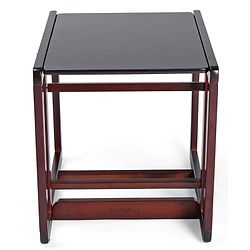 Babyhug Verona 2 In 1 Wooden High Chair With Removable Cushioned Seat & 2 Point Safety Harness - Dark Brown