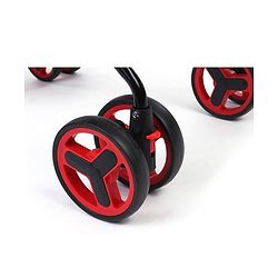 Babyhug Agile Baby Light Weight Stroller Buggy With Umbrella Fold (No Reclining Position) - Red & Black