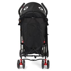 Babyhug Lil Monsta Stroller With Adjustable Leg Rest (No Reclining Position) - Orange & Black