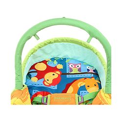 Babyhug Delight 3 In 1 Infant To Toddler Rocker With Safety Harness & Reclining Seat - Multicolour( Without Soft Toys)