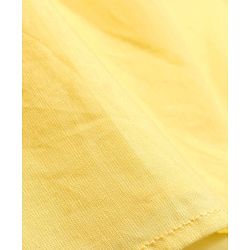 Babyhug Cotton Woven Cambric Full Sleeves Dobby Embroiderd Kurta Pyjama Set - Yellow