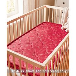 Babyhug High Density Soft Foam Baby Mattress Floral Print - Off White