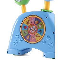 Babyhug Musical Light & Sound Elephant Piano with 5 Modes of Animal Sound - Blue