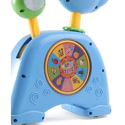 Babyhug Musical Light & Sound Elephant Piano with 5 Modes of Animal Sound - Blue