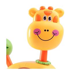 Babyhug Musical Light & Sound Elephant Piano with 5 Modes of Animal Sound - Blue