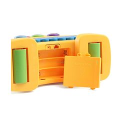 Babyhug Musical Light & Sound Elephant Piano with 5 Modes of Animal Sound - Blue