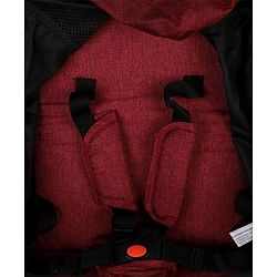 Babyhug Easy Travel Cabin Stroller With Z-Fold & Trolley Handle - Grey| Air Cabin Friendly| Swivel Wheel with Lock| Rear Wheels with Brake| Adjustable Leg Rest| Adjustable Canopy| Reclining Backrest