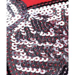 Babyhug Disney Single Jersey Knit Half Sleeve Top and Shorts Set with Minnie Mouse Graphics -Red & Navy Blue