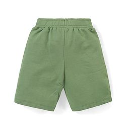 Babyhug Disney Single Jersey Knit Sleeveless T-Shirt And Shorts Set With Jungle Book Print - Green & White