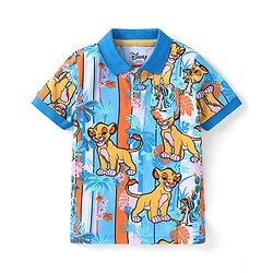 Babyhug Disney Cotton Knit Half Sleeves T-Shirt with The Lion King Graphics - Multicolour