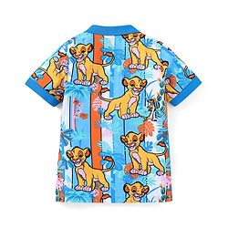 Babyhug Disney Cotton Knit Half Sleeves T-Shirt with The Lion King Graphics - Multicolour