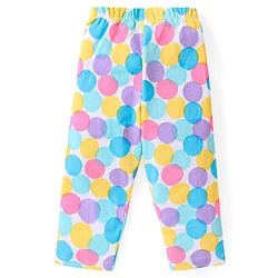 Babyhug Disney Single Jersey Knit Full Sleeves Night Suit with Frill Detailing & Minnie Mouse Graphics - Yellow