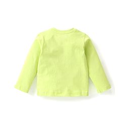 Babyhug Disney Single Jersey Full Sleeve Night Suit With Marie Graphics - Green & Purple