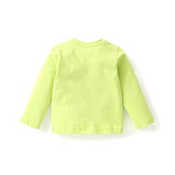 Babyhug Disney Single Jersey Full Sleeve Night Suit With Marie Graphics - Green & Purple