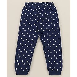 Babyhug Disney Single Jersey Full Sleeves Shorts Night Suit   With Marie Graphics - Multicolour