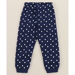 Babyhug Disney Single Jersey Full Sleeves Shorts Night Suit   With Marie Graphics - Multicolour