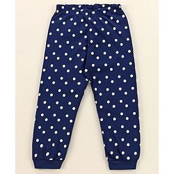 Babyhug Disney Single Jersey Full Sleeves Shorts Night Suit   With Marie Graphics - Multicolour