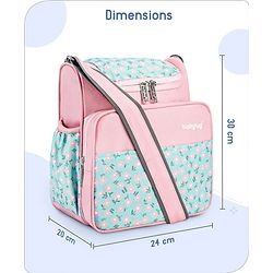 Babyhug Mini & Compact Sling Diaper Bag Floral Print- Pink