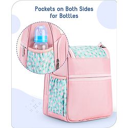 Babyhug Mini & Compact Sling Diaper Bag Floral Print- Pink