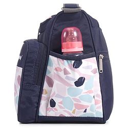 Babyhug Mini & Compact Sling Diaper Bag Abstract Print- Blue